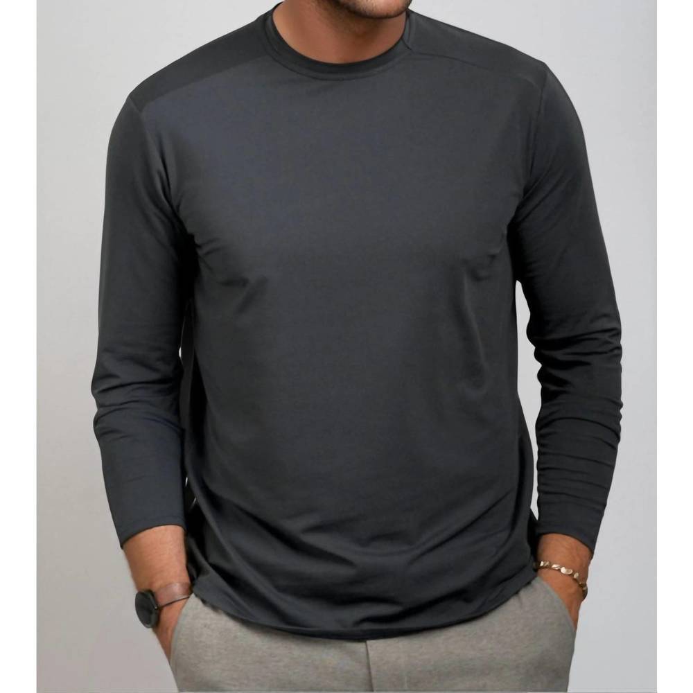 NEW BUKI cinqo long sleeve t-shirt in blue night